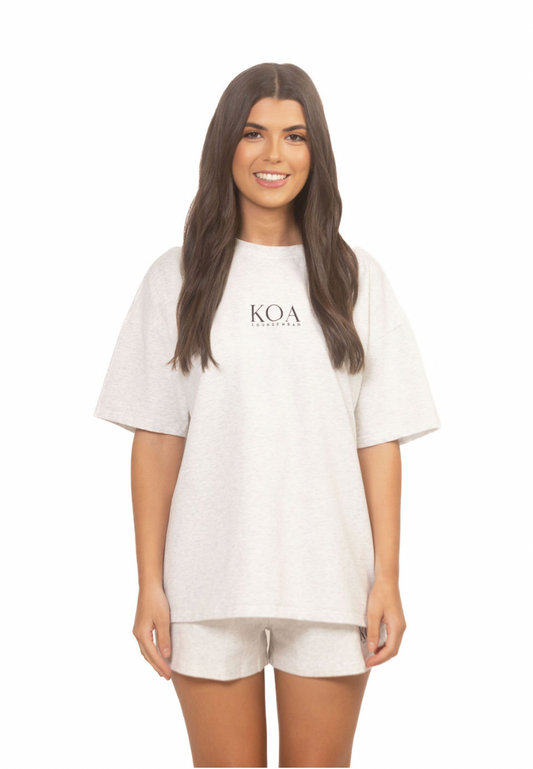 Oversized Unisex Tee - Grey