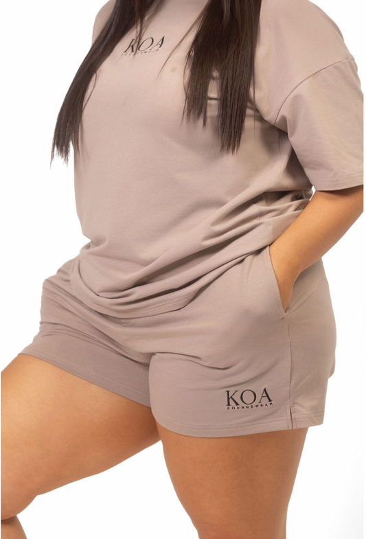 Loungewear Shorts - Brown